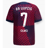 RB Leipzig Dani Olmo #7 Vonkajší futbalový dres 2023-24 Krátky Rukáv